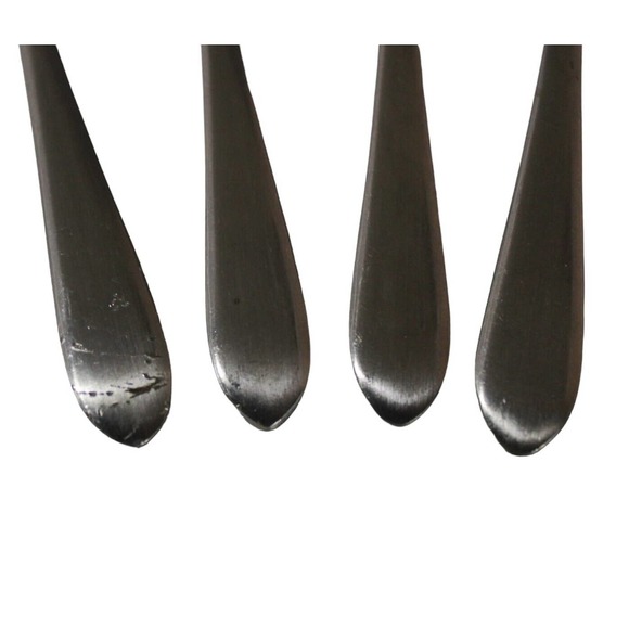 SILHOUETTE Supreme Cutlery Towle Fruit Spoons Set of 4 Japan Stainless Flatware - Picture 5 of 6